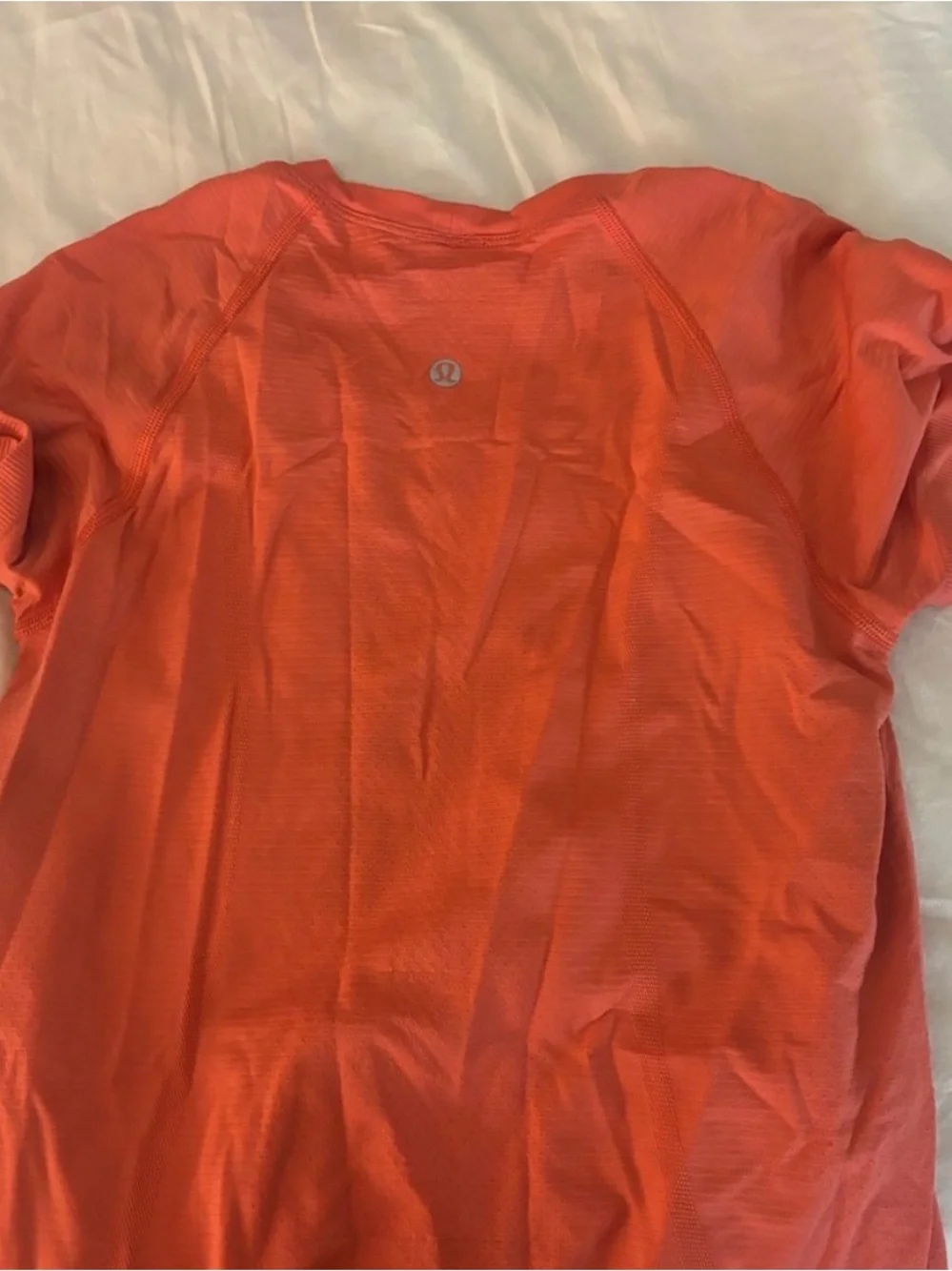 lululemon athletica Women's Short Sleeve Tee in Bright Orange!! OPEN TO OFFERS